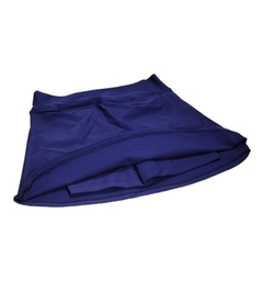 POLLERIN CON SHORT AZUL MARINO NIÑA Lycra® - Glow 