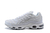 Air Max Plus TN "Triple White Sola Cinza"