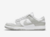 Dunk Low Cinza Branco