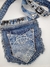 Pochete Jeans Bolso