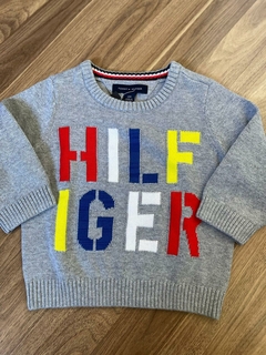 Suéter Cinza Letras Coloridas TOMMY HILFIGER - Baby Boy (0 a 24 Meses) na internet