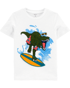 Camiseta Dino Surf CARTER'S - Baby Boy (0 a 24 Meses)