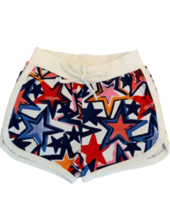 Short Branco Colorful Stars TOMMY HILFIGER - Toddler Girl (2 a 7 Anos)