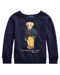 Blusa Moletom Azul Marinho Polo Bear RALPH LAUREN - Menino