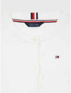 Cardigã Branco TOMMY HILFIGER - Menina na internet