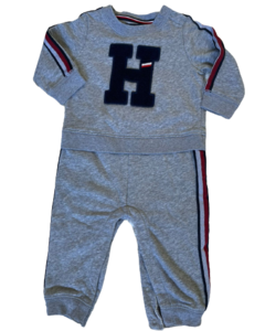 Macaquinho Cinza TOMMY HILFIGER - Baby Boy (0 a 24 Meses), cód. TH-036