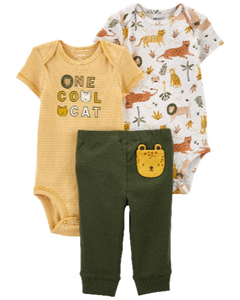 Imagem do Conjunto 3 Peças One Cool Cat CARTER'S - Bebê Menino