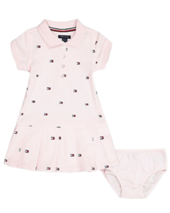 Vestido Polo Rosa Logo TOMMY HILFIGER - Baby Girl