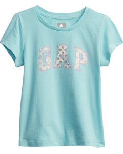 Camiseta Azul Claro GAP - Girl - Baby Bens Importados | Roupas Infantis de Qualidade