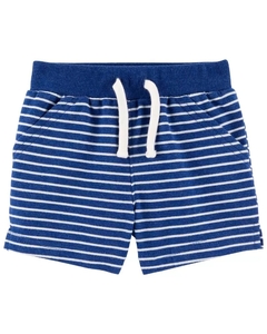 Short Azul Listrado CARTER'S - Bebê Menino