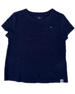 Camiseta Azul Marinho TOMMY HILFIGER - Toddler Girl (2 a 7 Anos)