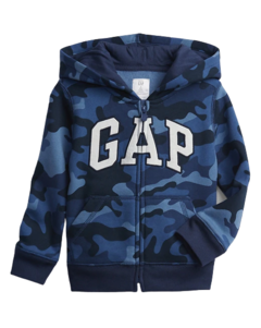 Blusa Moletom com Zíper Camuflado GAP - Toddler Boy (2 a 7 Anos) - comprar online