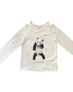 Camiseta Manga Longa Panda OSHKOSH - Toddler Girl (2 a 7 Anos) na internet