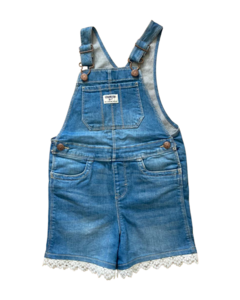 Jardineira Jeans Bainha OSHKOSH - Menina