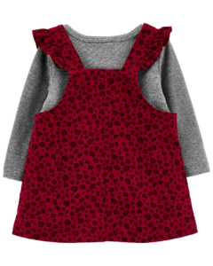 Conjunto 3 Peças Vestido Vermelho Oncinha CARTER'S - Baby Girl ( 0 a 24 Meses) - comprar online