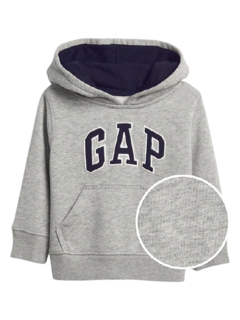 Blusa Moletom Cinza sem Zíper GAP - Toddler Boy (2 a 7 Anos) - loja online