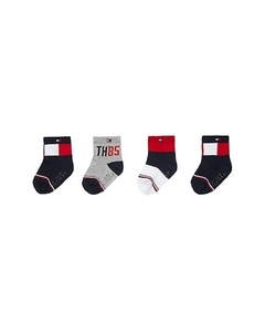 Kit de Meias 4 Pares Coloridas TOMMY HILFIGER - Menino