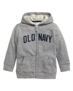 Blusa Moletom Cinza com Zíper OLD NAVY - Menino na internet