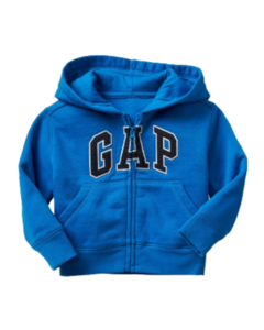 Blusa Moletom Azul com Zíper GAP - Toddler Boy (2 a 7 Anos) - comprar online