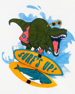 Camiseta Dino Surf CARTER'S - Baby Boy (0 a 24 Meses) - loja online