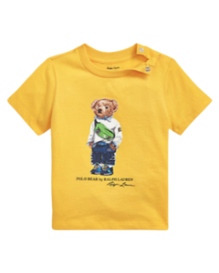 Camiseta Amarela Polo Bear RALPH LAUREN - Bebê Menino