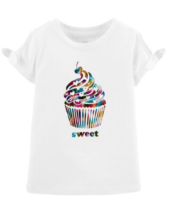 Camiseta Cupcake OSHKOSH - Baby Girl (0 a 24 Meses)