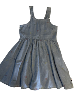 Vestido Jeans com Alcinha TOMMY HILFIGER - Toddler Girl (2 a 7 Anos)