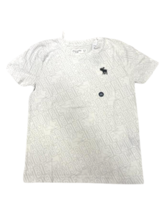 Camiseta Branca ABERCROMBIE - Menino - Baby Bens Importados | Roupas Infantis de Qualidade