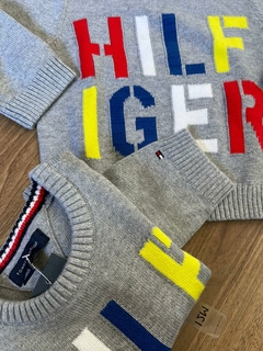 Suéter Cinza Letras Coloridas TOMMY HILFIGER - Baby Boy (0 a 24 Meses) - comprar online