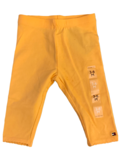 Calça Legging Laranja TOMMY HILFIGER - Baby Girl (0 a 24 Meses)