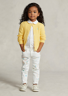 Cardigã Amarelo RALPH LAUREN - Girl na internet