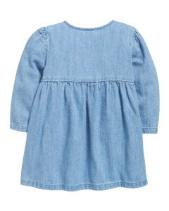 Vestido Jeans Manga Longa OLD NAVY - Baby Girl (0 a 24 Meses) na internet