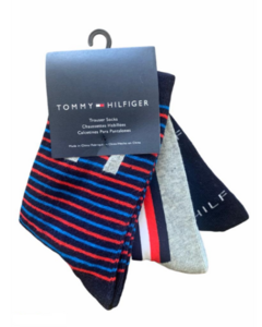 Kit de Meias 3 Pares Diversos TOMMY HILFIGER - Menino