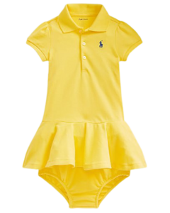 Vestido Polo Amarelo RALPH LAUREN - Baby Girl na internet