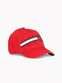 Boné Vermelho Logo TOMMY HILFIGER - Menino/Menina - Baby Bens Importados | Roupas Infantis de Qualidade