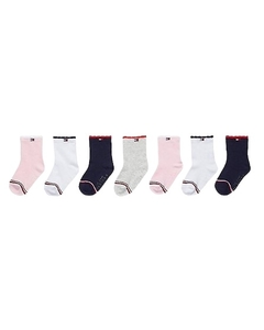 Kit de Meias 7 Pares Coloridas TOMMY HILFIGER - Menina