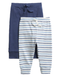 Kit Calça 2 Peças Azul Marinho e Listrado GAP - Baby Boy (0 a 24 Meses)