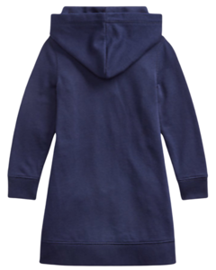 Vestido Moletom Azul Marinho RALPH LAUREN - Toddler Girl (2 a 7 Anos) - comprar online