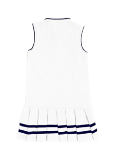 Vestido Polo Regata Branco TOMMY HILFIGER - Toddler Girl (2 a 7 Anos) - comprar online