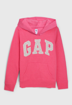 Blusa Moletom sem Zíper Pink GAP - Menina na internet