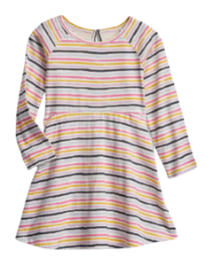 Vestido Manga Longa Listrado GAP - Toddler Girl (2 a 7 Anos) na internet