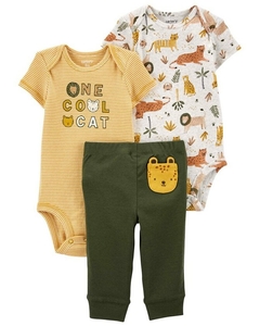 Conjunto 3 Peças One Cool Cat CARTER'S - Bebê Menino