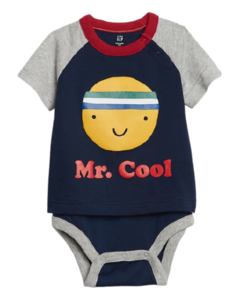 Bodysuit Azul Marinho Mr. Cool GAP - Bebê Menino