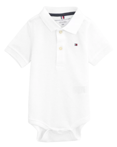 Bodysuit Polo Branco TOMMY HILFIGER - Bebê