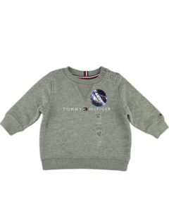 Blusa Moletom Cinza TOMMY HILFIGER - Bebê Menino