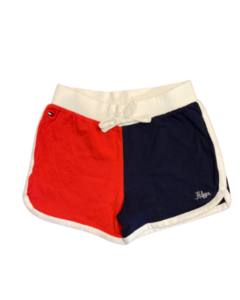 Short Vermelho e Azul Marinho TOMMY HILFIGER - Toddler Girl (2 a 7 Anos)