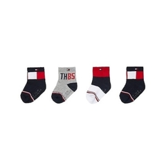 Kit de Meias 4 Pares Coloridas TOMMY HILFIGER - Menino - comprar online