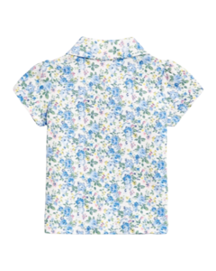 Camiseta Polo Branca Floral RALPH LAUREN - Bebê Menina - comprar online