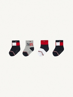 Kit de Meias 4 Pares Coloridas TOMMY HILFIGER - Menino na internet