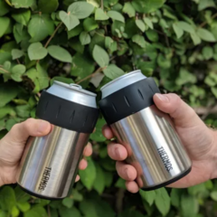 Porta Lata Térmico Munique Prata 355ml - Thermos na internet